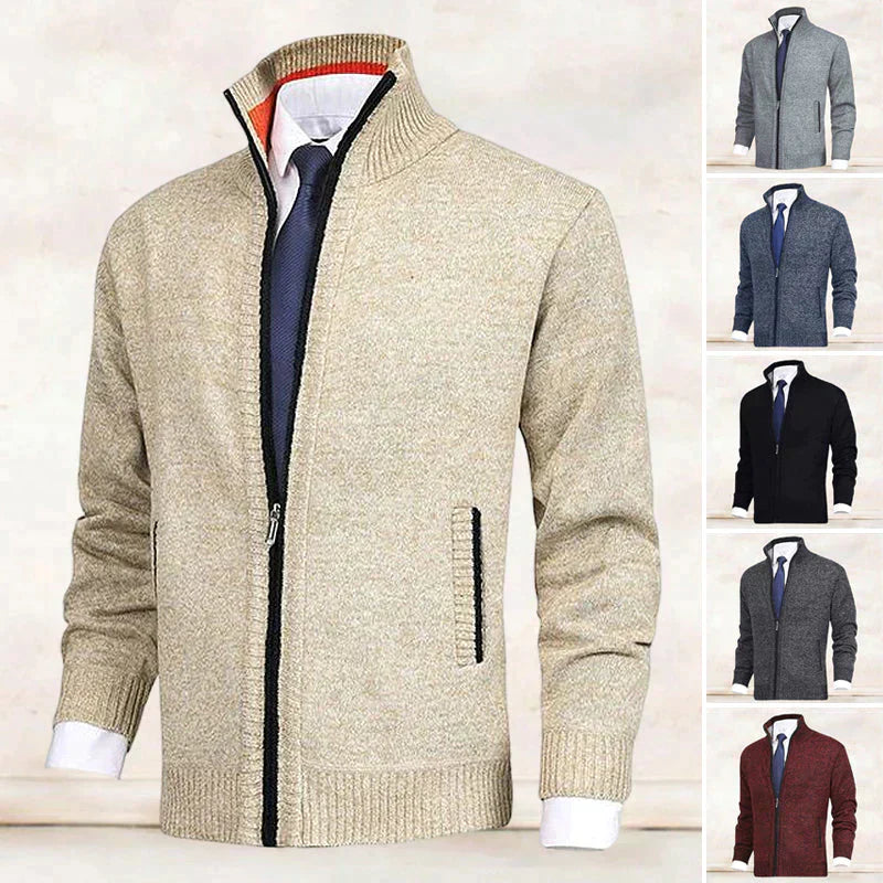 CARDIGAN ZIPPÉ POUR HOMME | CHAUD