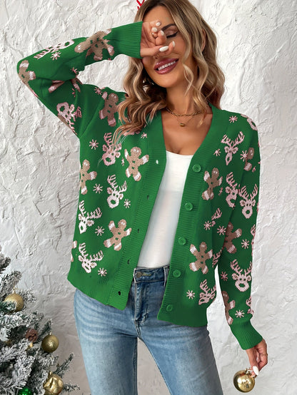 CARDIGAN LONG BOUTONNÉ POUR FEMMES | HIVER