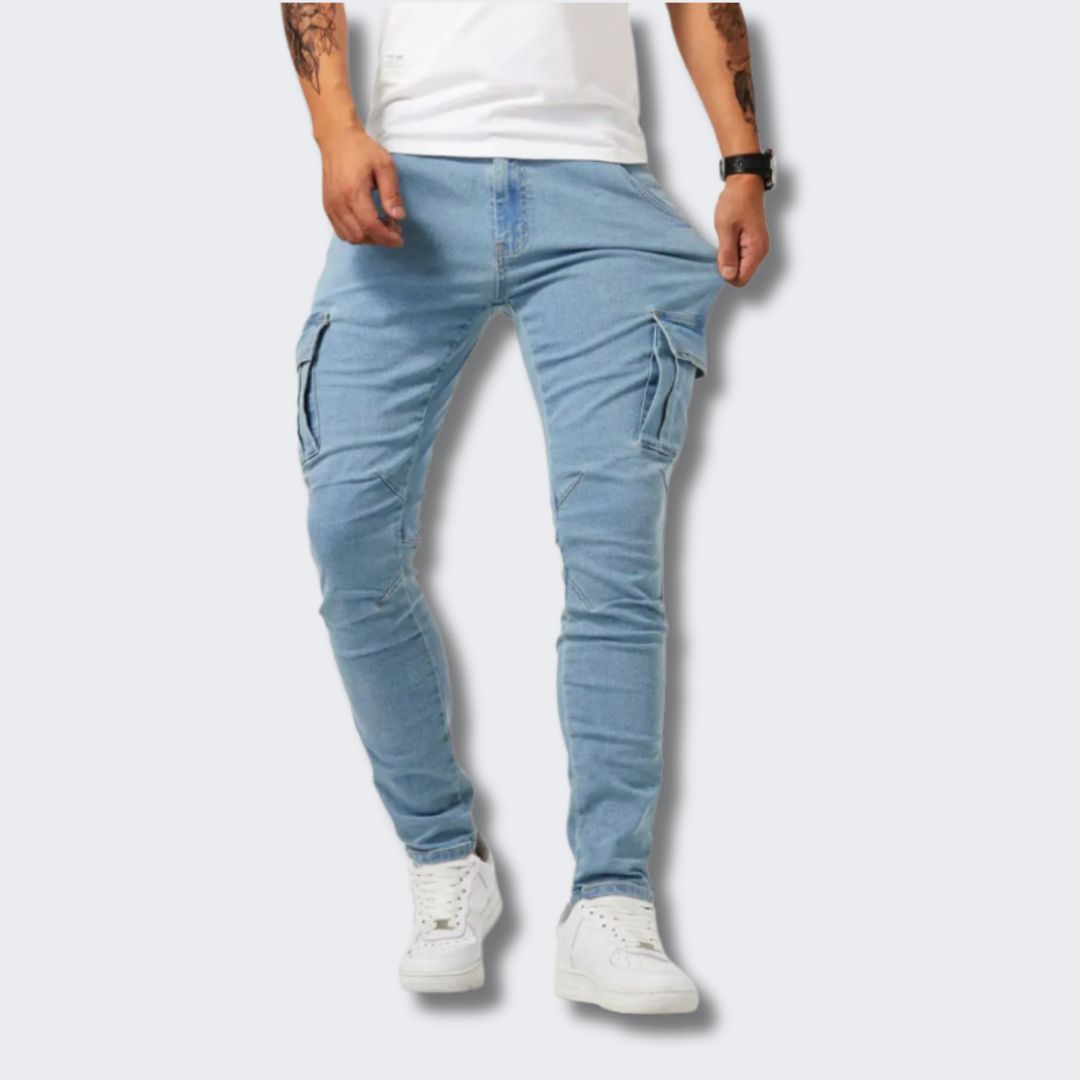 PANTALON CARGO STYLÉ POUR HOMMES | STRETCH