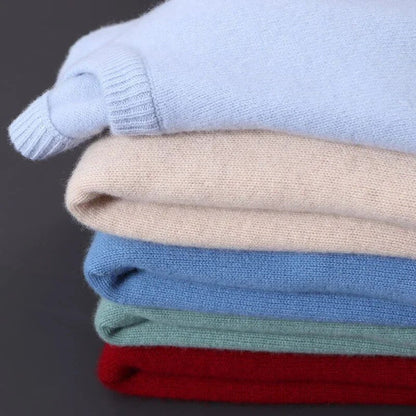 PULL-OVER D'HIVER TRICOTÉ DÉCONTRACTÉ POUR HOMMES | CHAUD