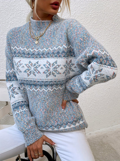 PULL D'HIVER POUR FEMMES | FLOCON DE NEIGE