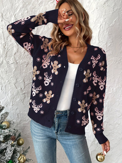 CARDIGAN LONG BOUTONNÉ POUR FEMMES | HIVER