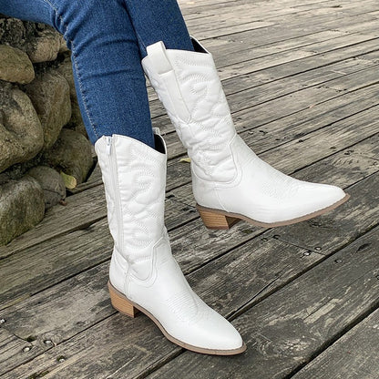 BOTTES DE COW-BOY MÉTALLIQUES POUR FEMMES | COWGIRL